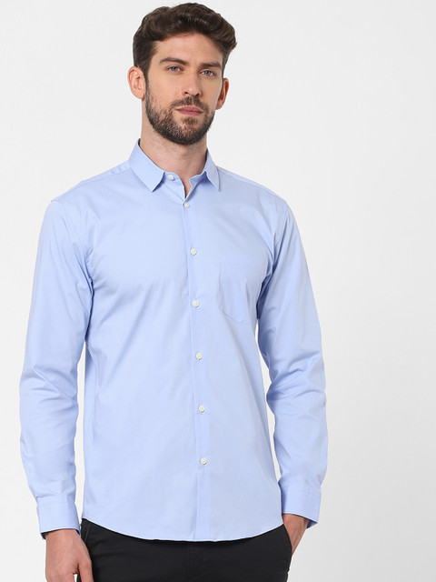 

SELECTED Men Blue Opaque Casual Shirt
