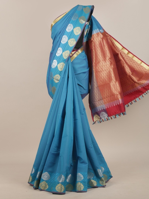 

Pothys Blue & Maroon Zari Art Silk Saree