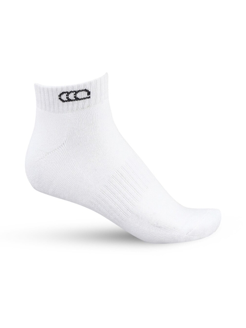 

Ajile by Pantaloons Men White Solid Ankle-Length Socks