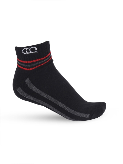 

Ajile by Pantaloons Men Black Solid Ankle-Length Socks