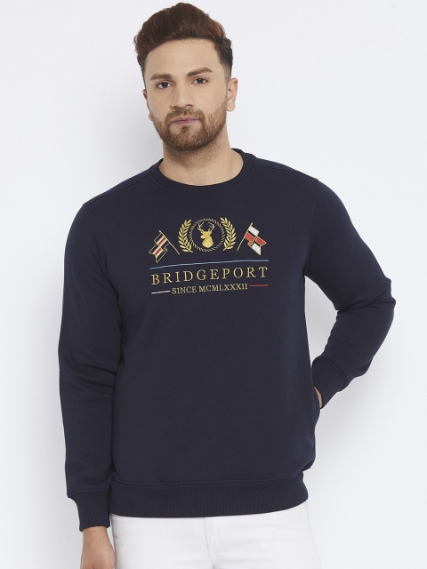 

98 Degree North Men Navy Blue Pullover Sweatshirt