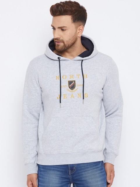 

98 Degree North Men Grey Printed Sweatshirt