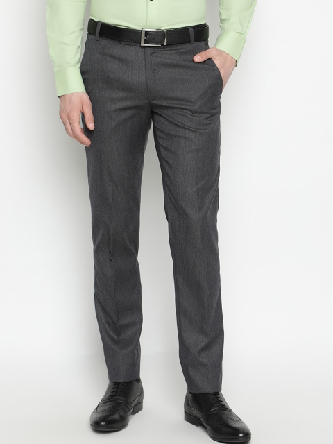 

V2 Value & Variety Men Navy Blue Regular Fit Formal Trousers