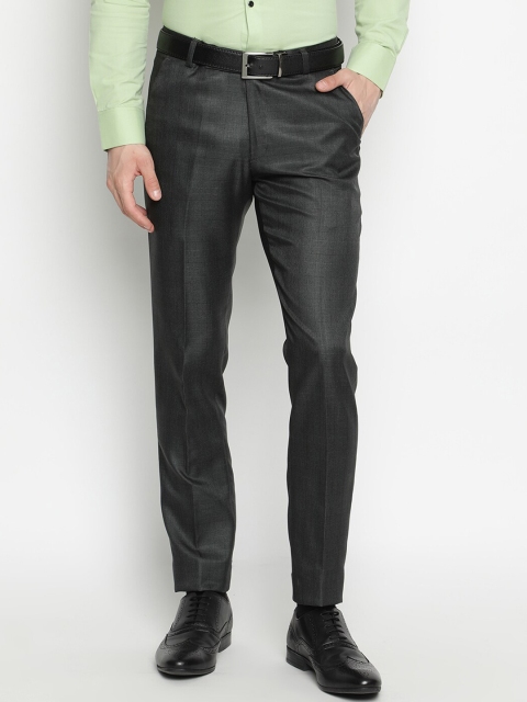 

V2 Value & Variety Men Olive Green Formal Trousers