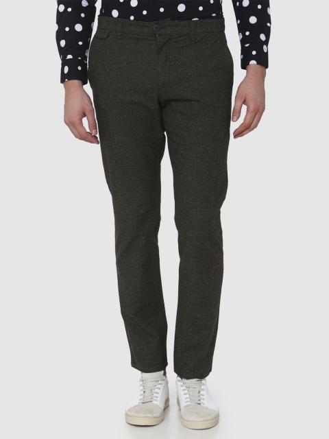 

SELECTED Men Charcoal Grey Slim Fit Trousers