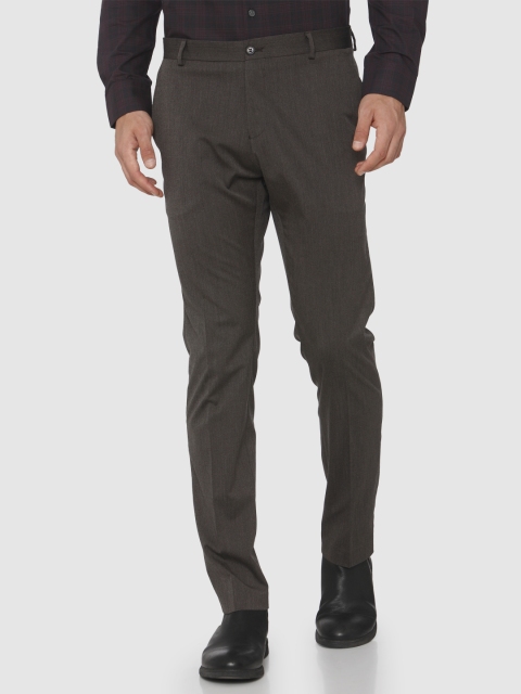 

SELECTED Men Charcoal Grey Slim Fit Formal Trousers
