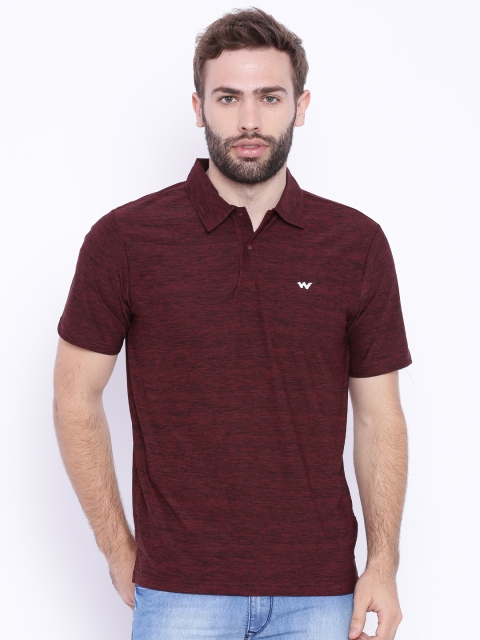 

Wildcraft Men Maroon Polo Mel T-shirt