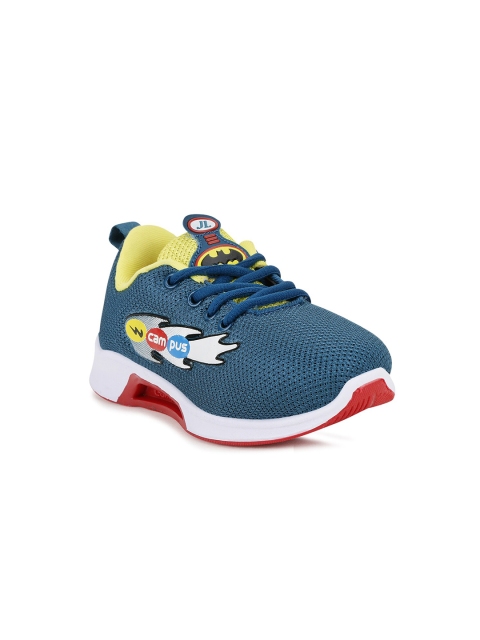 

Campus Unisex Kids Turquoise Blue Mesh Running Non-Marking Shoes