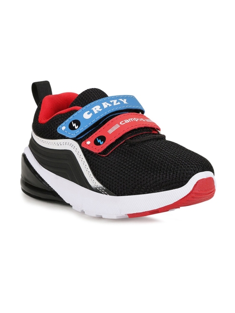 

Campus Unisex Kids Black Mesh Running Non-Marking Shoes
