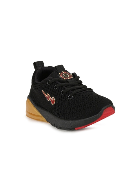 

Campus Unisex Kids Black Mesh Running Non-Marking Shoes