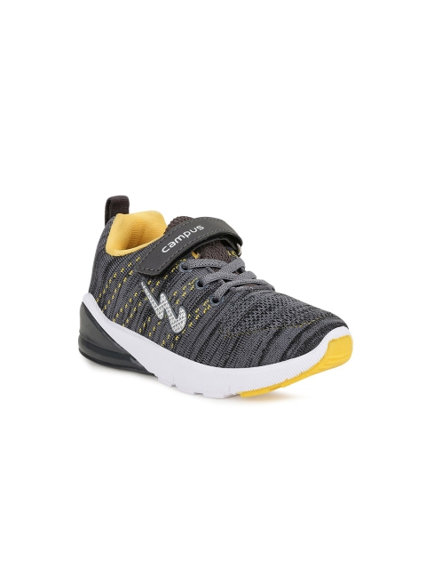 

Campus Unisex Kids Grey Mesh Running Non-Marking Shoes