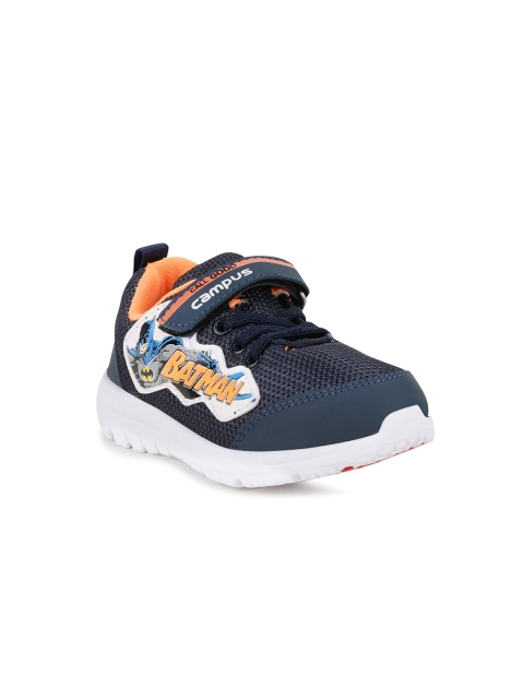 

Campus Unisex Kids Navy Blue Mesh Running Non-Marking Shoes