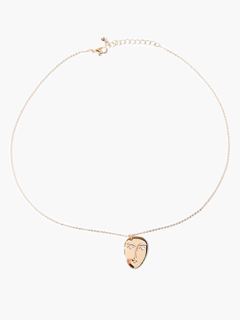 

FOREVER 21 Gold-Toned Metal Pendant Chain