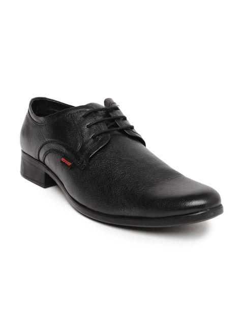 

Red Chief Men Black Leather Derbys