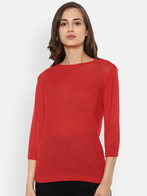 

Van Heusen Woman Red Regular Top