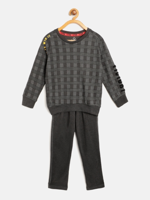 

Sweet Dreams Boys Charcoal Grey Checked Pyjamas Set