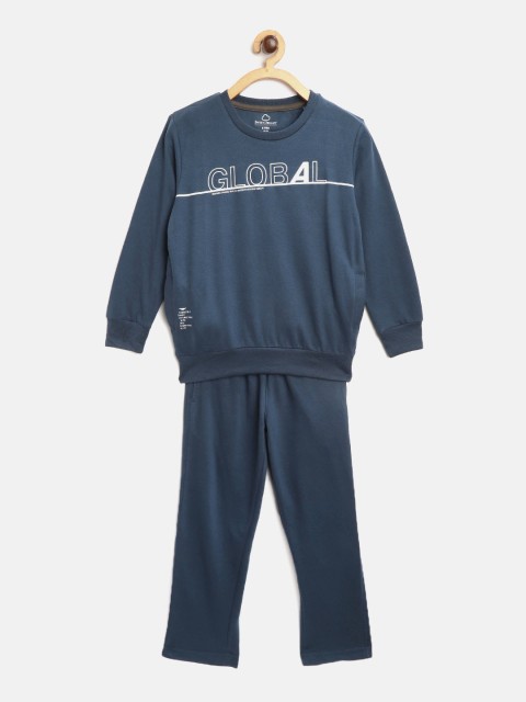 

Sweet Dreams Boys Navy Blue Printed Detail Pyjamas Set
