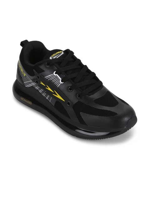 

Columbus Men Black Mesh Running Shoes