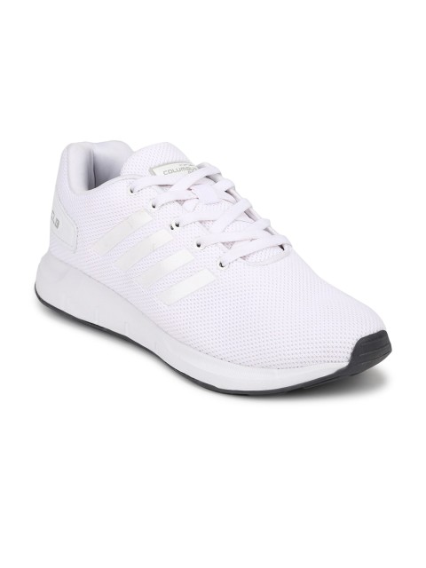 

Columbus Men White Mesh Running Shoes