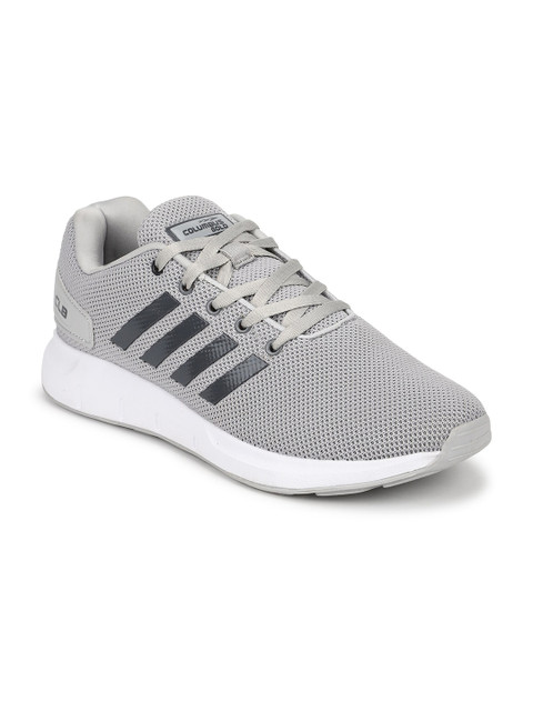 

Columbus Men Grey Mesh Running Shoes