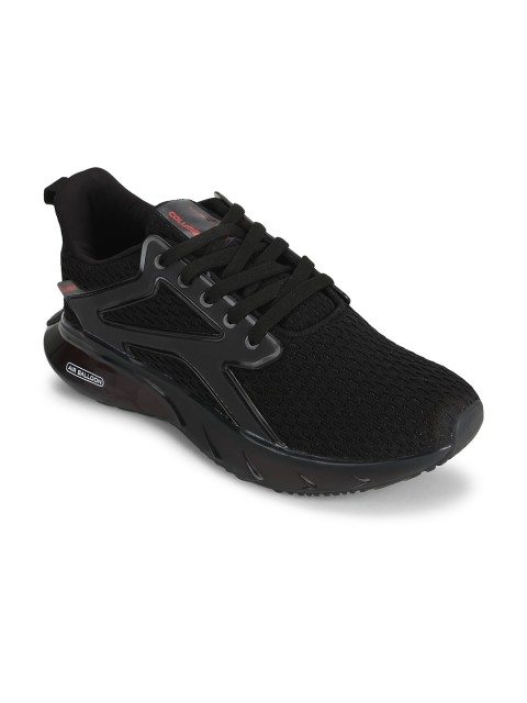 

Columbus Men Black Mesh Running Shoes