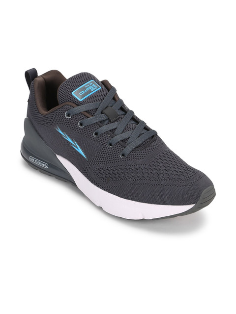 

Columbus Men Grey Mesh Running Shoes