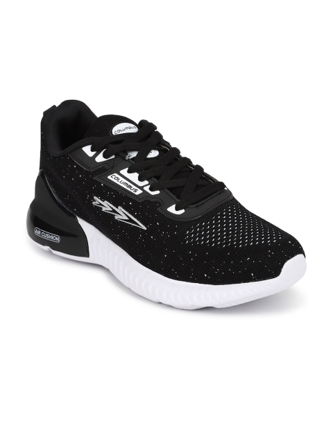 

Columbus Men Black Mesh Running Shoes