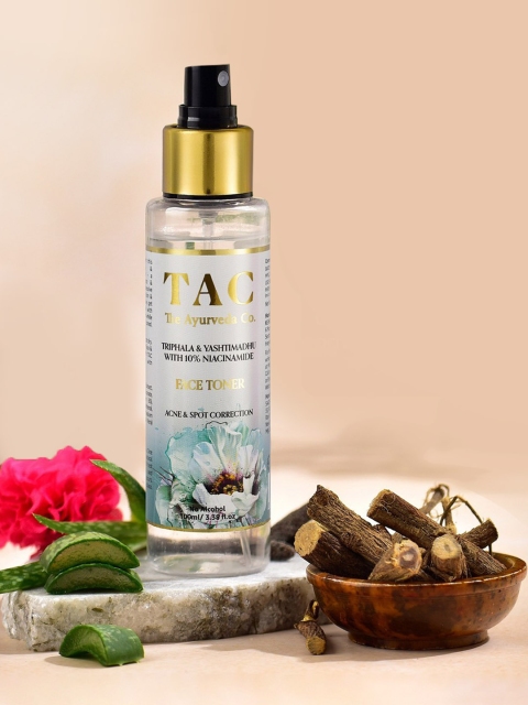 

TAC - The Ayurveda Co. Niacinamide Face Toner for Oily Skin, Spot Removal - Natural Zinc, Transparent