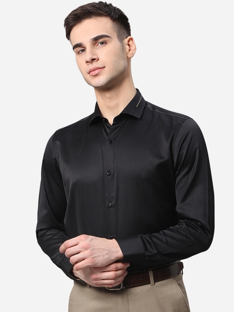 

JB STUDIO Men Black Solid Slim Fit Formal Shirt