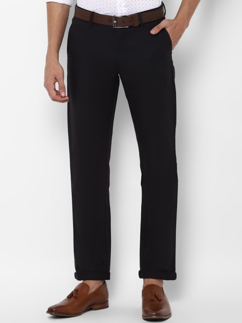 

Allen Solly Men Black Slim Fit Formal Trousers