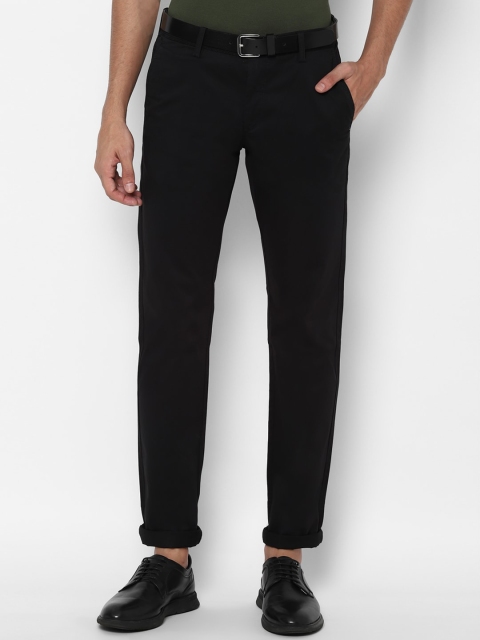 

Allen Solly Men Black Slim Fit Trousers