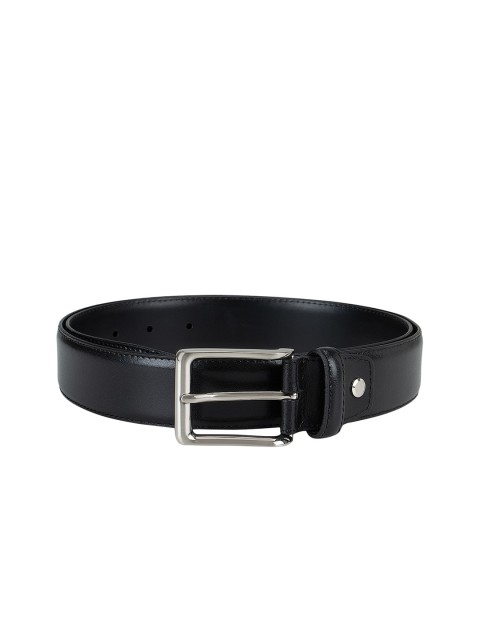 

ROSSO BRUNELLO Men Black Leather Belt