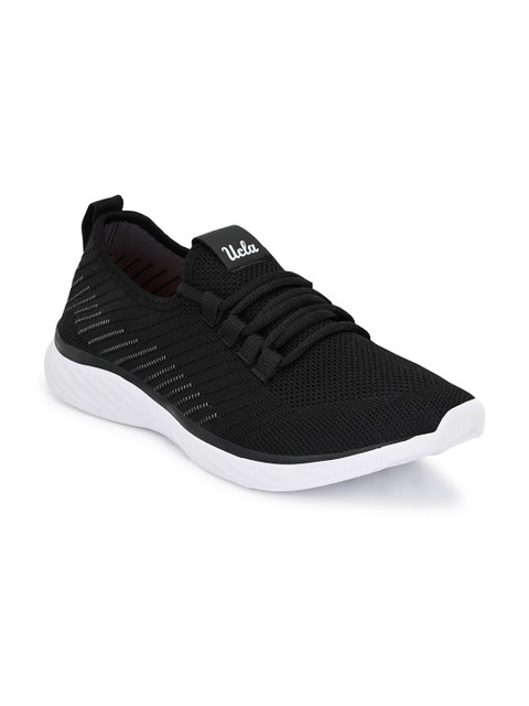 

UCLA Men Black Mesh Running Non-Marking Shoes