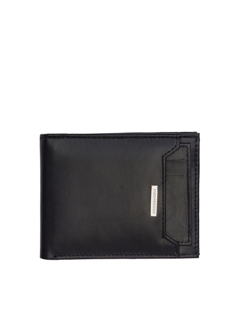 

Krosshorn Men Black Solid RFID Synthetic Leather Two-Fold Wallet