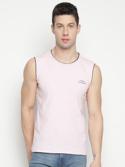 

V2 Value & Variety Men Pink Solid T-shirt