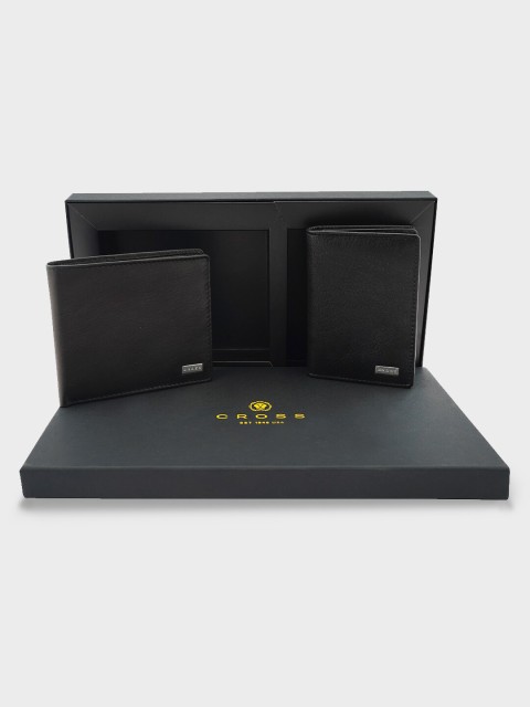 

Cross Men Black Leather Two Fold Wallet