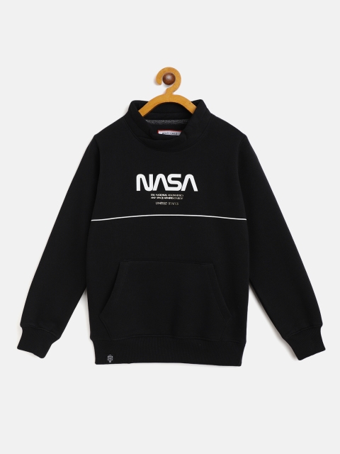 

Monte Carlo Boys Black NASA Printed Sweatshirt