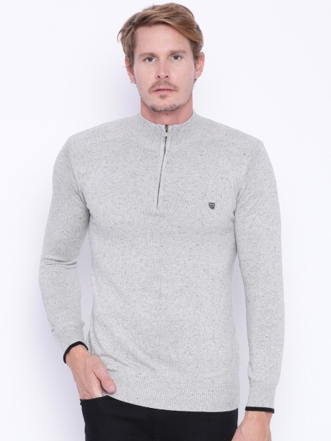 

Status Quo Men Grey Melange Sweater