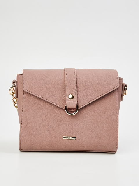 

Ginger by Lifestyle Mauve Structured Sling Bag