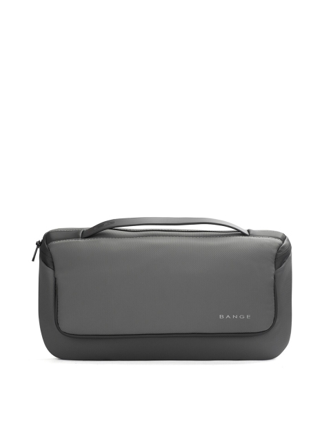 

BANGE Unisex Grey & Black Crossbody Solid Backpack