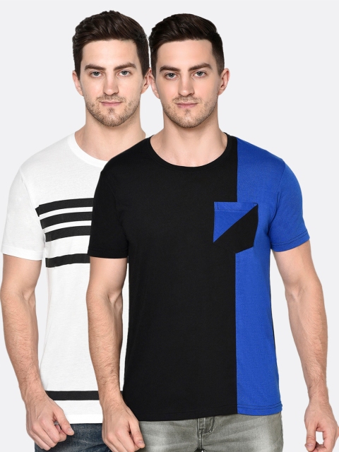 

ELEGANCE Men Multicoloured 2 T-shirt, Multi