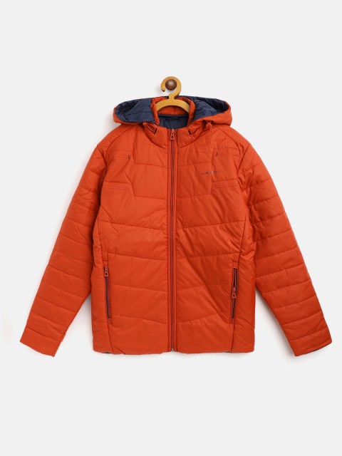 

Monte Carlo Boys Rust Orange Hooded Padded Jacket