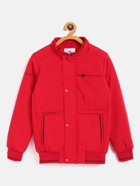 

Monte Carlo Boys Red Solid Bomber Jacket