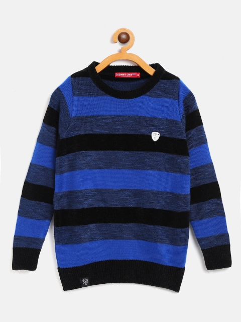 

Monte Carlo Boys Blue & Black Striped Pullover