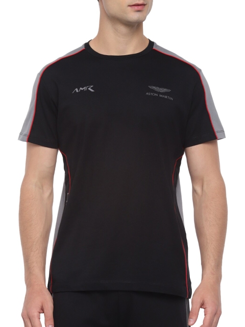 

HACKETT LONDON Men Black & Grey Printed T-shirt