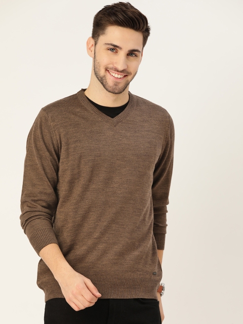 

Monte Carlo Men Brown Solid Pullover