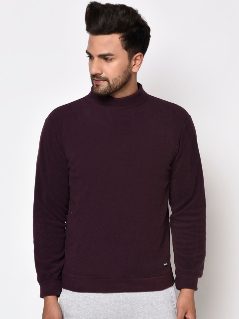 

Octave Men Maroon Sweatshirt