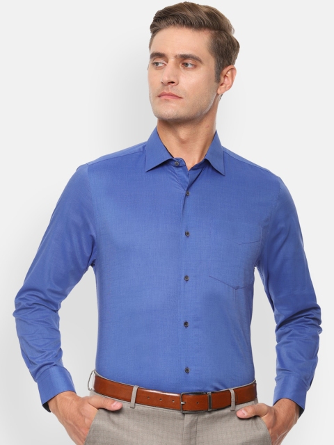 

Van Heusen Sport Men Blue Cotton Slim Fit Formal Shirt