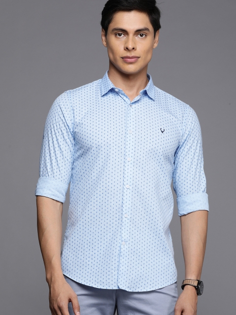 

Allen Solly Sport Men Blue Ultra Slim Fit Opaque Printed Casual Shirt