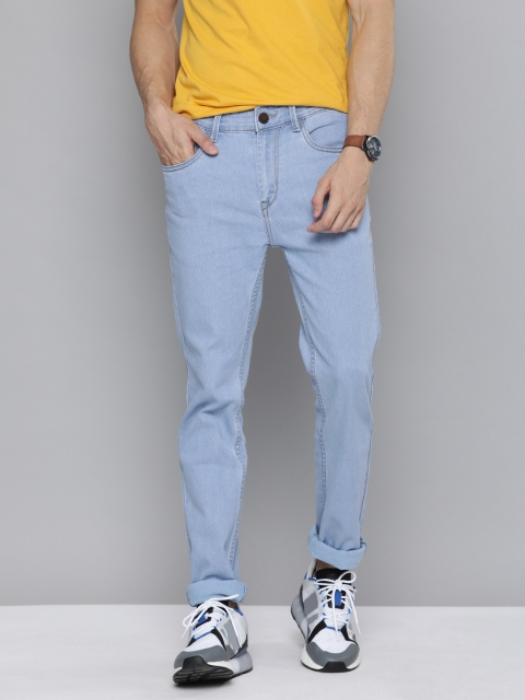 

HERE&NOW Men Blue Skinny Fit Light Fade Stretchable Jeans